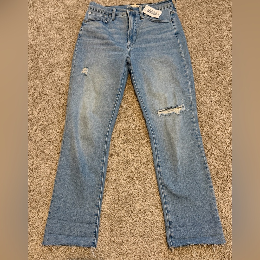 Madewell The Perfect Vintage Jeans Size 27 High-Rise Tapered Denim